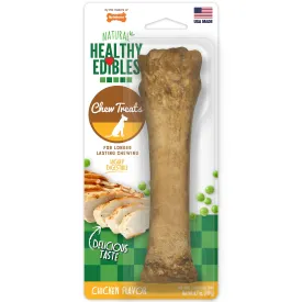 Nylabone Healthy Edibles All-Natural Long Lasting Chicken Flavor Dog Chew Treats 1 Count Chicken - Extra Large/Souper