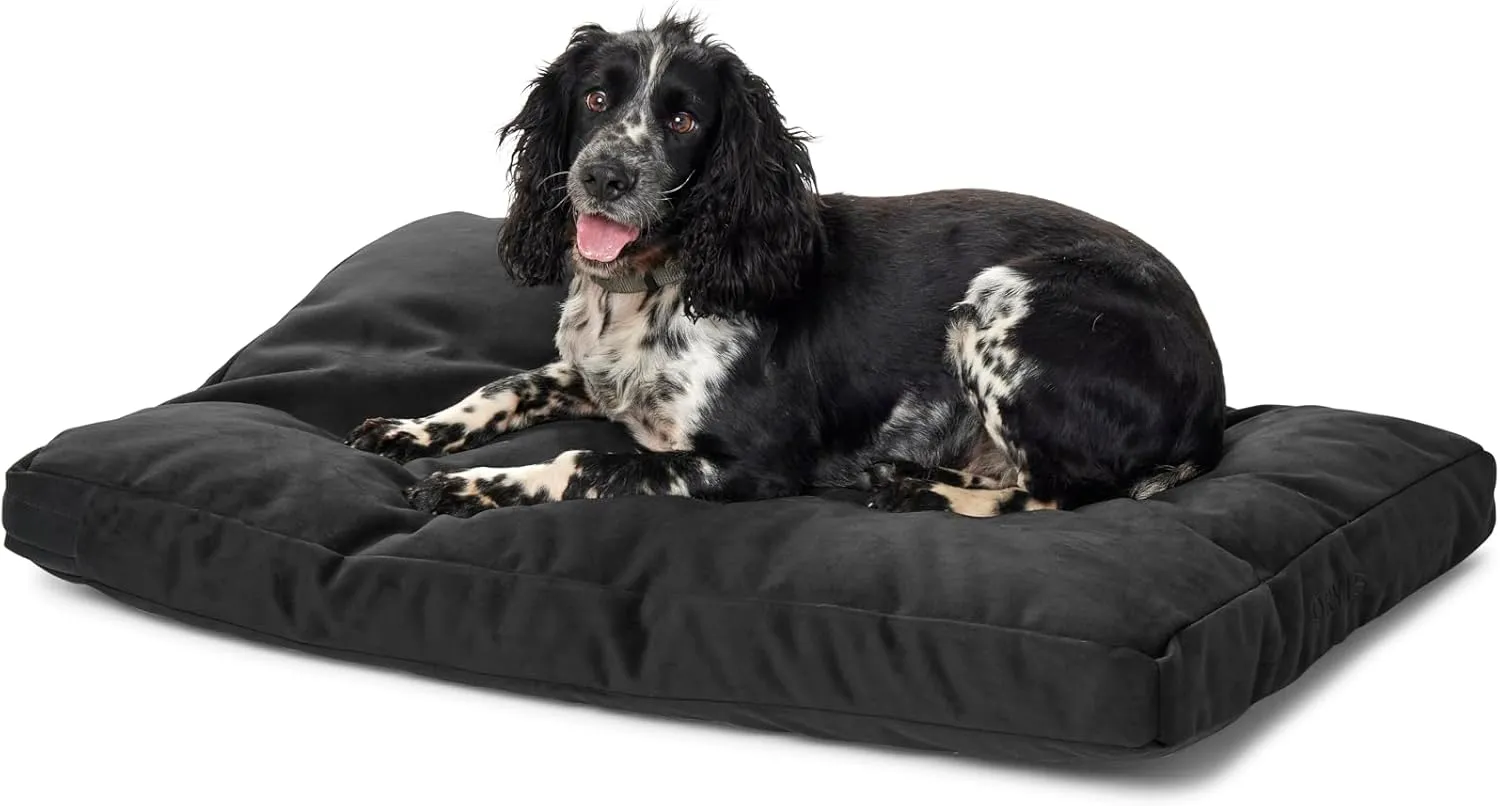 Orvis Toughchew Comfortfill-Eco Platform Dog Bed, Slate - Large