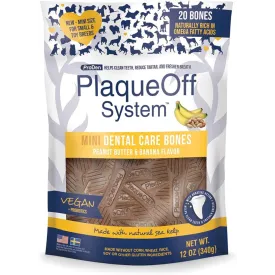 ProDen PlaqueOff Mini Dental Bones Peanut Butter & Banana 12 oz.
