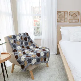 Red Heart Crochet Neutrality Throw