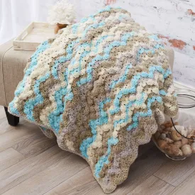 Red Heart Crochet Surfer Girl Throw