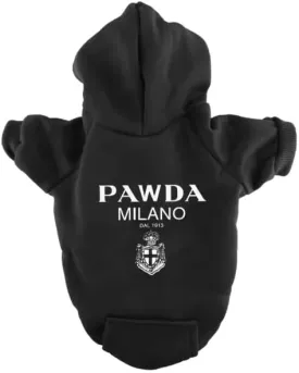 Small Dog Pullover Hoodie, Cotton Fleece Pet Sweater for Dogs & Cats, Cozy Fashionable Winter Sweatshirt, Fits Yorkie, French Bulldog, Chihuahua, Puppy, Small to 2XL Sizes (Small)