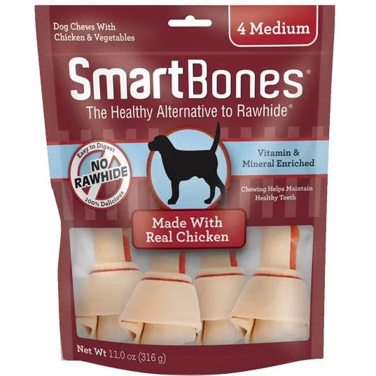 SmartBones Chicken Flavoured Bone Chews for Dogs