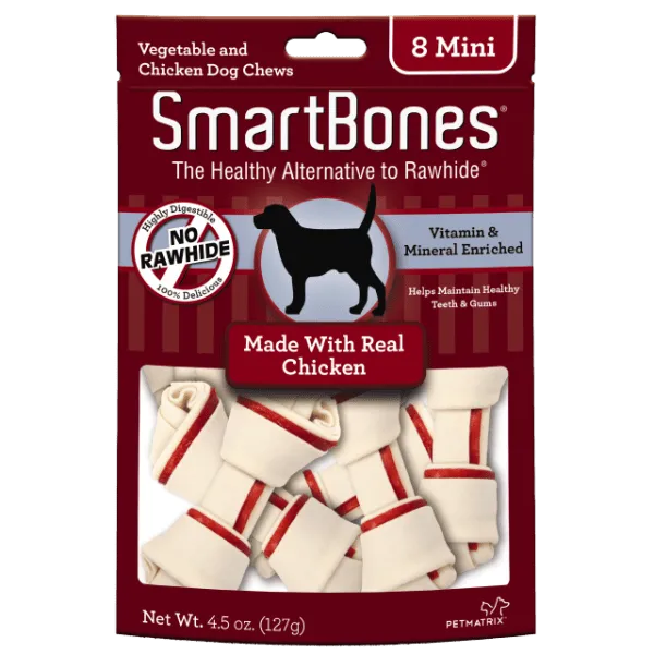SmartBones Chicken Flavoured Bone Chews for Dogs