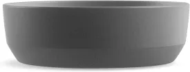 TarHong Pet Bowl/Feeder Made of Wheat Straw Polypro, Large, 5.3 Cup, Bevel Gray