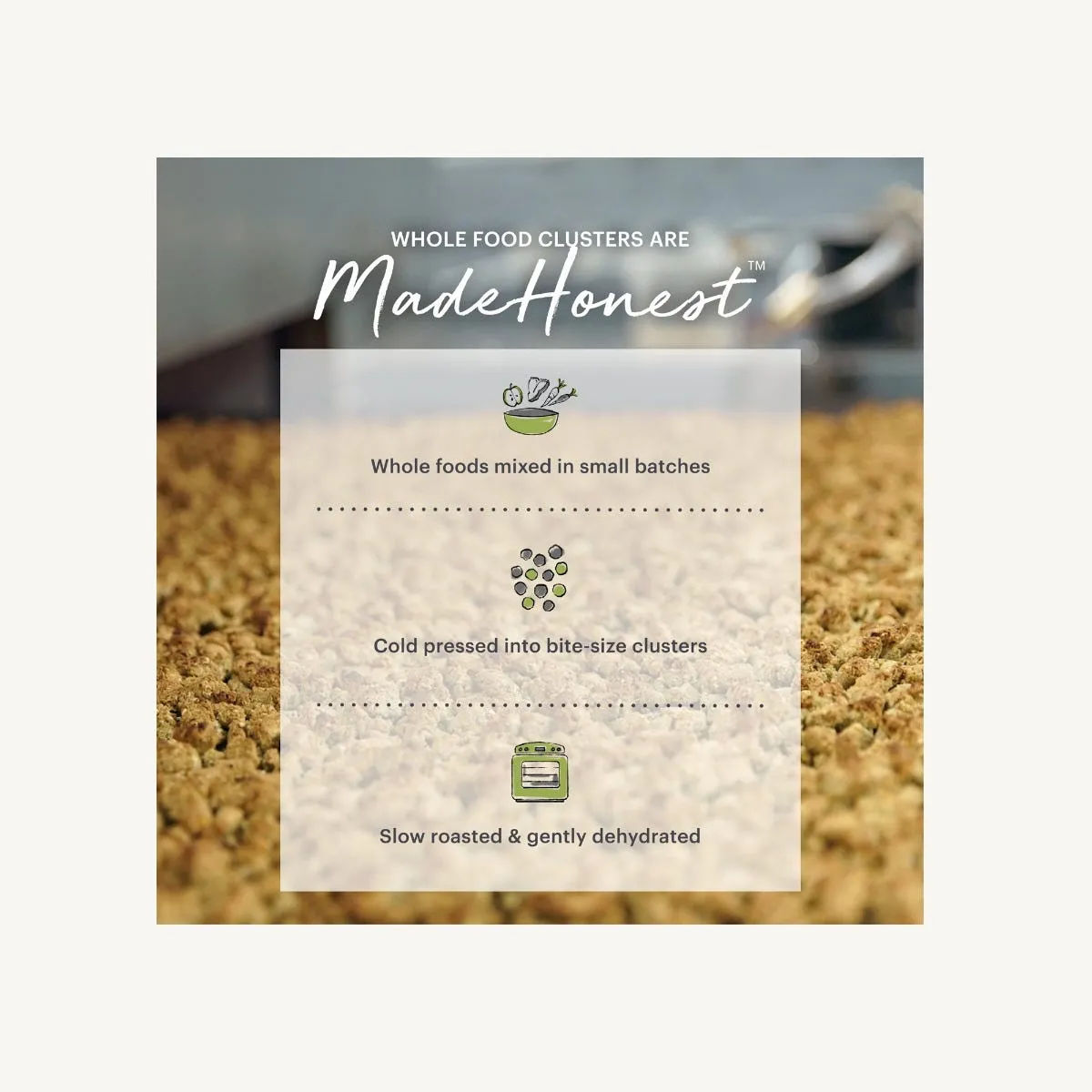 The Honest Kitchen Dry Dog Food Clusters Grain-Free Small-Breed Chicken Recipe