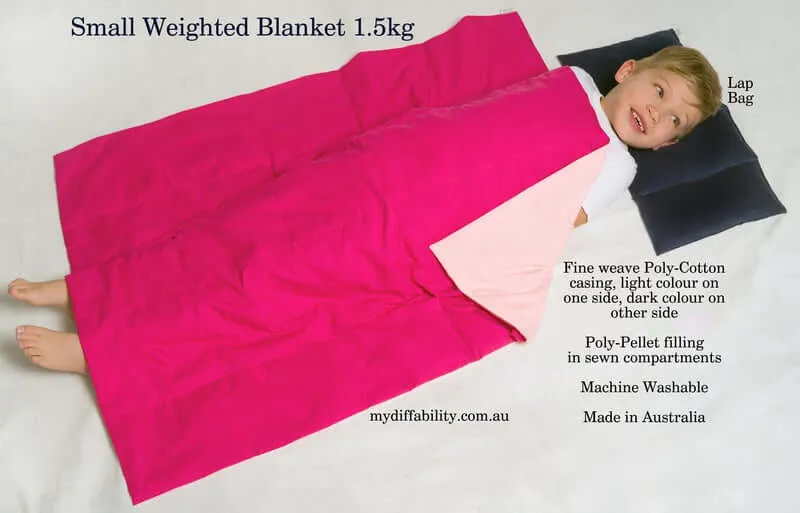 Weighted blanket - small (pink on pink)