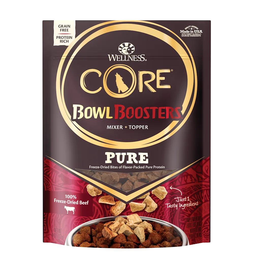 Wellness Core Bowl Boosters Pure Beef Dog Treats